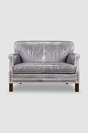 54 Jenkins mini sofa in Mont Blanc Iron leather