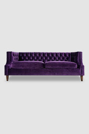 79 Capote sofa in Como Deep Purple velvet