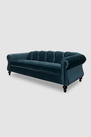 85 Alejandro sofa in Como Dragonfly velvet