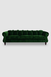 97 Alejandro sofa in Como Emerald green velvet