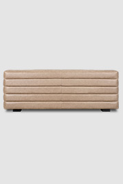 86 Clark sofa in No Regrets Desert Dust performance leather