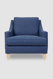 37 Bridget armchair in Fulton Lapis performance fabric