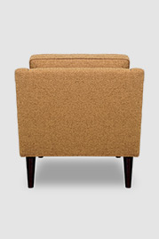 Pickles armchair in Cortlandt Wheat performance fabric