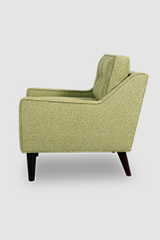 Pickles armchair in Cortlandt Fennel performance fabric