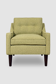 Pickles armchair in Cortlandt Fennel performance fabric
