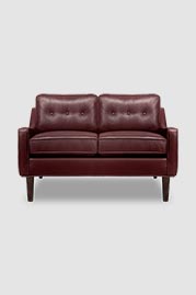 Pickles sofa in Pioneer Saloon red performance leather