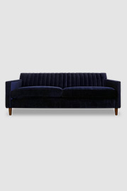 86 Captain Obvious sofa in Porto Indigo blue velvet