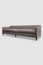 114 Captain Obvious sofa in Everlast Lithium performance leather