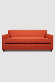 74 Bond sofa in Ludlow Russet performance fabric