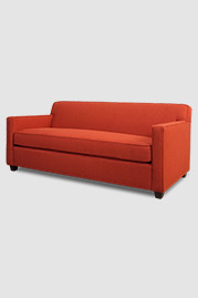 74 Bond sofa in Ludlow Russet performance fabric