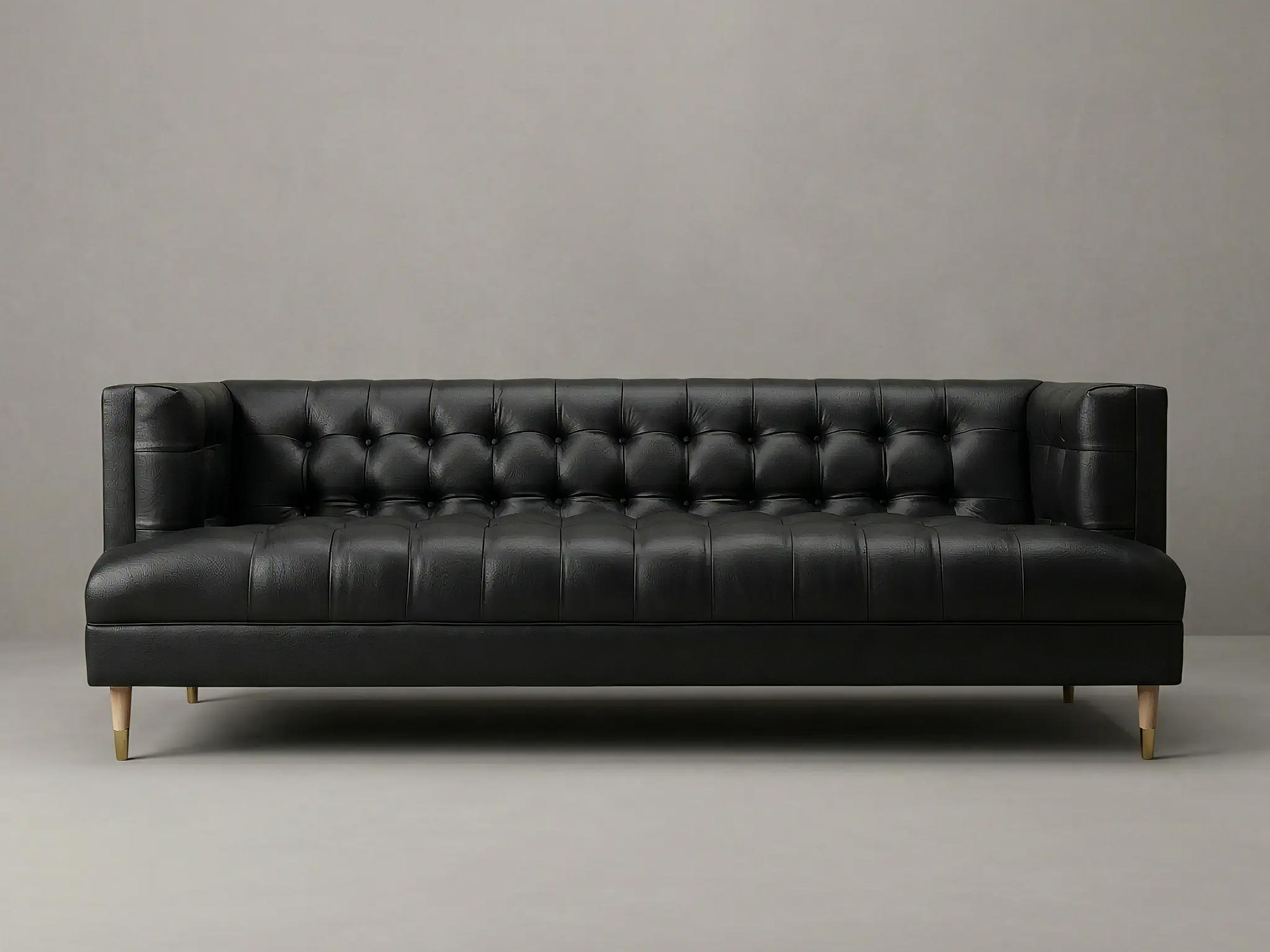 93 Dolly sofa in Bristol Pebble leather