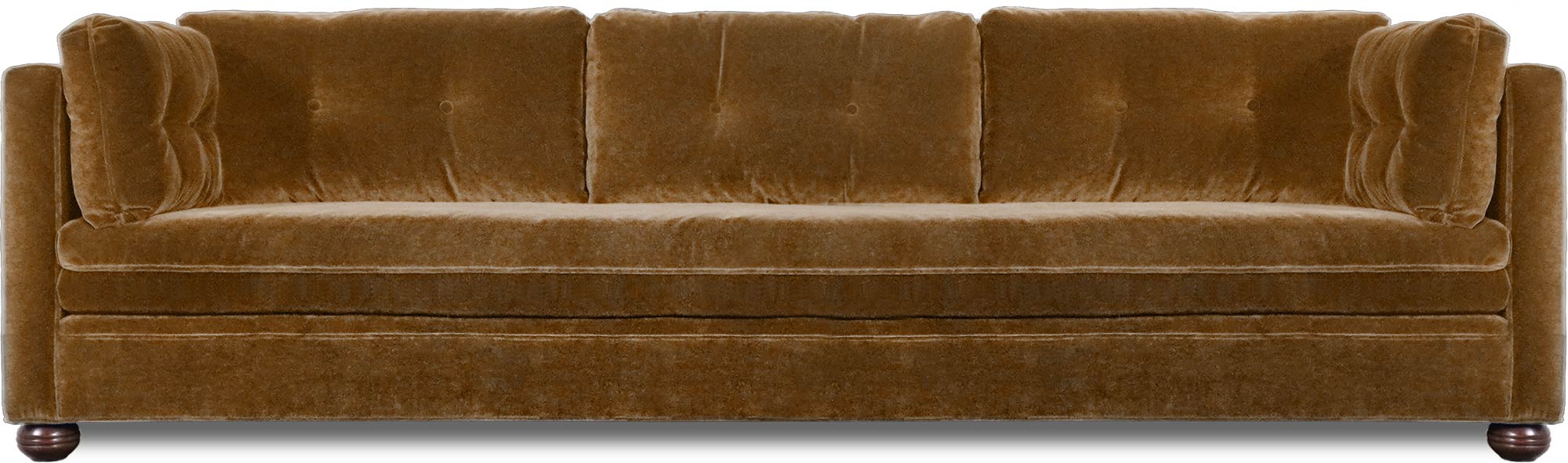 107 Greta Turkish sofa in Nevada Camel mohair