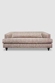 80 Fritz sofa with lumbar pillow in Barkcloth Autumn performance fabric