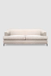 Fritz sofa in custom boucle fabric