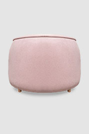 Buttercup armchair in blush pink blue fabric
