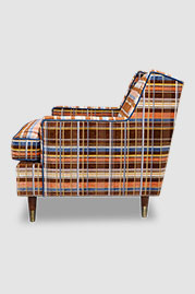 Ladybird armchair in Bretano Longi Spice Shop patterned velvet