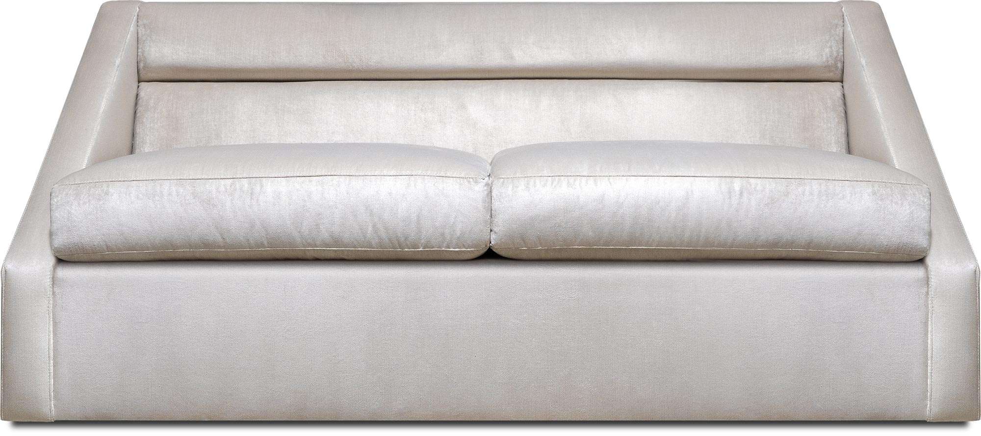 74 Aspen sofa in Bruges Plaster off-white velvet