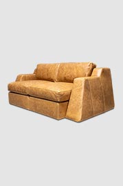 84 Monti sofa in Yuma Sunflower leather