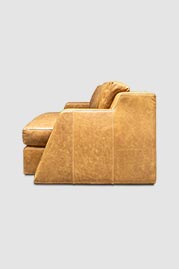 84 Monti sofa in Yuma Sunflower leather