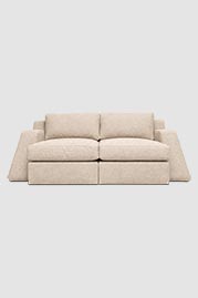 84 Monti sofa in Shelter Flax linen fabric