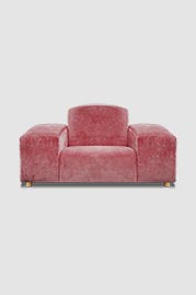 Amalfi armchair in Jay Bouquet pink performance fabric
