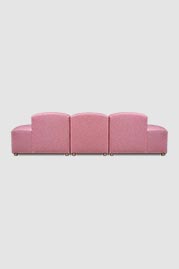 106 Amalfi modular sofa configuration in Barbados Pink performance fabric