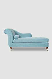 Pax chaise in Chrystie Tulum performance fabric