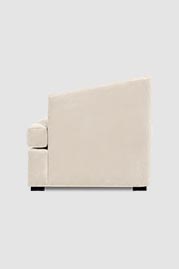 80 Rowan sofa in Como Cream velvet