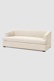 80 Rowan sofa in Como Cream velvet