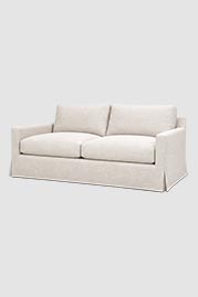 86 Willa sofa in Shelter Flax linen fabric
