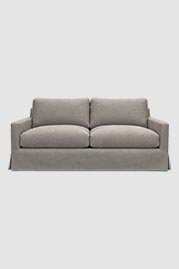 86 Willa sofa in Varick Concrete grey linen blend fabric