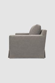 86 Willa sofa in Varick Concrete grey linen blend fabric