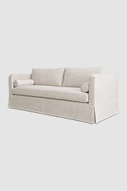 86 June sofa in Shelter Flax linen fabric