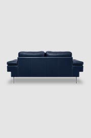 84 Rufus sofa in Florida Royal Navy blue leather