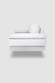 84 Rufus sofa in Oris Snow performance boucle fabric