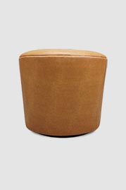 Wren swivel barrel chair in Brisa Frontier Waylan faux leather