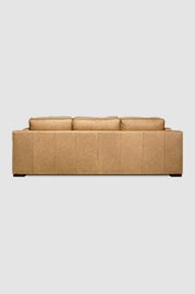 93 Head Coach sofa in Run Wyld Stable Hay tan performance leather