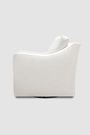 Lark glider chair in Shelter Cream linen fabric
