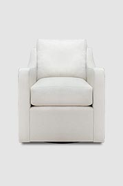 Lark glider chair in Shelter Cream linen fabric