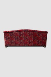 80 Margot sofa in red kilim fabric