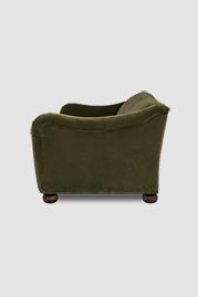 80 Margot sofa in Como Olive velvet fabric