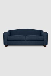 80 Margot sofa in Varick Indigo performance linen fabric