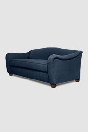 80 Margot sofa in Varick Indigo performance linen fabric