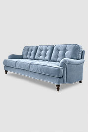 98 Tilly sofa in Como Cadet blue velvet