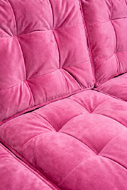 98 Tilly sofa in Como Sangria pink velvet