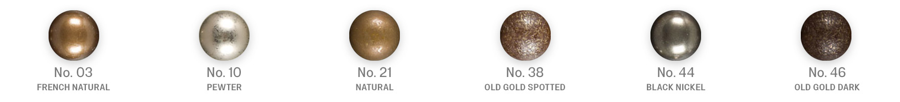 Nail head options.