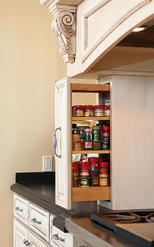 Pull out spice drawer