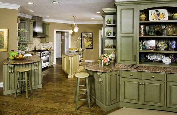 Bold kitchen