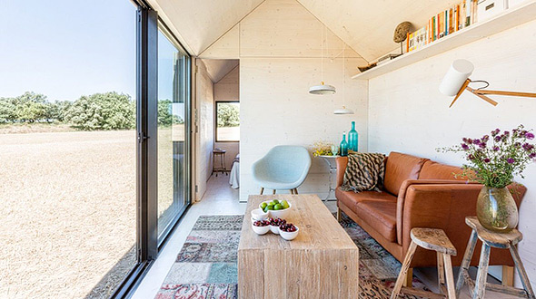 Interior of the tiny home APH80 Transportable House