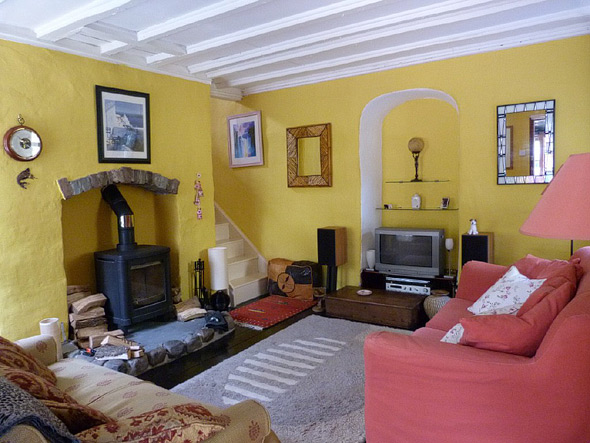 Waterfall cottage in Wales Living Room